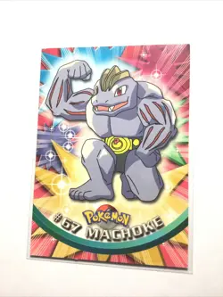 MACHOKE - # 67 - TOPPS SERIES 1 - BLUE LOGO - Pokemon Card - LP - Image 1