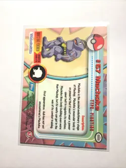 MACHOKE - # 67 - TOPPS SERIES 1 - BLUE LOGO - Pokemon Card - LP - Image 2