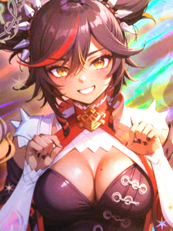 SSR Beautiful Waifu Card - Xinyan - Goddess Story Genshin Impact FOIL - Image 4