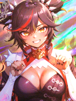 SSR Beautiful Waifu Card - Xinyan - Goddess Story Genshin Impact FOIL - Image 5
