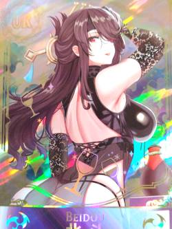UR Beautiful Waifu Card - Beidou - Goddess Story Genshin Impact FOIL - Image 2