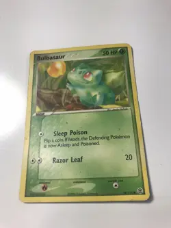 Pokemon Card Bulbasaur 54/112 Fire Red Leaf Green Non- Holo - Image 2
