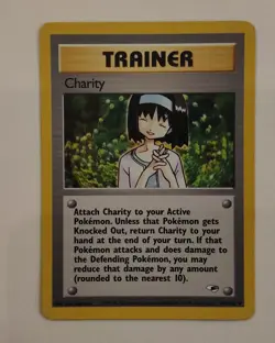 Pokemon TCG Charity Gym Heroes Trainer Unlimited Rare Card 99/132 1999-2000 WOTC - Image 1