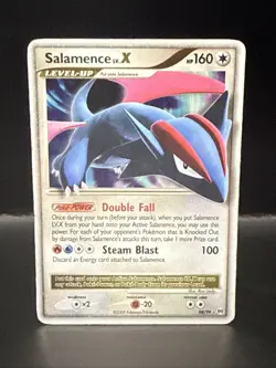 Pokemon TCG Salamence LV.X Arceus Holo Card 98/99 Rare - Image 1