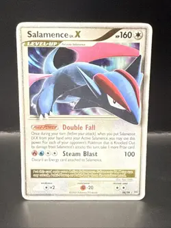 Pokemon TCG Salamence LV.X Arceus Holo Card 98/99 Rare - Image 2