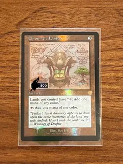 MTG Chromatic Lantern (Schematic Foil) (Serial Numbered 387/500) Retro Frame - Image 3