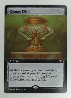 MTG Bling - Showcase - Cosmos Elixir (Extended Art) - Kaldheim -G482 - Image 1