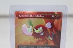 Knuckles The Echidna FOIL 2082 - MTG Sonic The Hedgehog Secret Lair #2082 - - Image 2