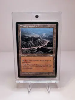 Winding Canyons - Vintage MTG Weatherlight Unplayed NM+ - Reserved list - Image 1