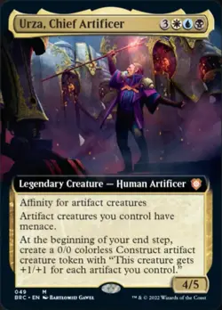 Urza, Chief Artificer (Extended Art) The Brothers' War Commander - Near Mint Foi - Image 1