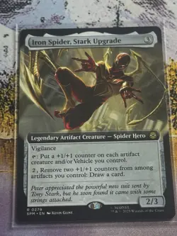 Iron Spider, Stark Upgrade Mtg Extended Art - Image 1