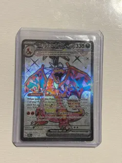Pokemon TCG Charizard EX Obsidian Flames Holo Ultra Rare Card 215/197 Mint - Image 2