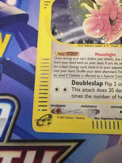 Pokemon TCG Clefable 7/165 Holo Rare Expedition Set - Image 5