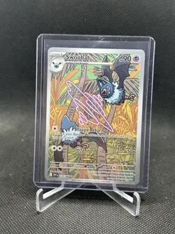 2025 Scarlet & Violet Series - White Flare Swoobat Illustration Rare IR #120 - Image 1