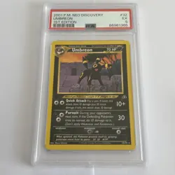 Umbreon Neo Discovery 32/75 PSA 5 Pokemon Card WOTC 2000 - Image 1