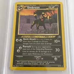 Umbreon Neo Discovery 32/75 PSA 5 Pokemon Card WOTC 2000 - Image 2