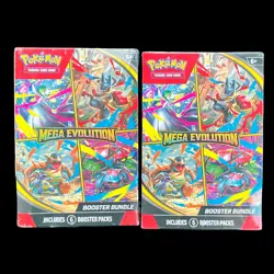 POKEMON MEGA EVOLUTIONS BOOSTER BUNDLES x 2 - BRAND NEW - SEALED - IN HAND - Image 1