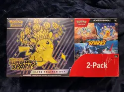 Pokemon Surging Sparks Elite Trainer Box ETB Booster Bundle Costco 2 Pack SEALED - Image 1