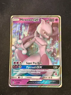 Mewtwo GX 31/68 Hidden Fates Pokemon TCG NM - Image 1