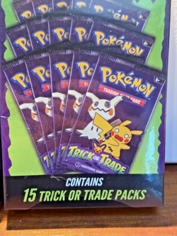 LOT OF *3* boxes POKEMON TRICK OR TRADE Booster Pack boxes-15 Packs per box - Image 3