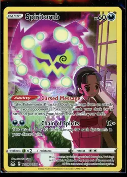 Spiritomb 2022 Pokemon Lost Origin Trainer Gallery TG09/TG30 Ultra Rare Holo - Image 1