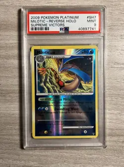 2009 POKEMON PLATINUM MILOTIC - REVERSE HOLO SUPREME VICTORS #SH7 MINT 9 - Image 1
