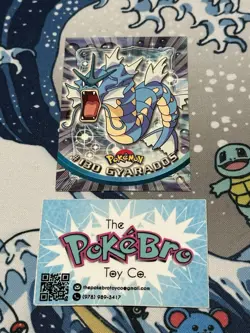Topps Pokemon GYARADOS #130 Blue Logo Non Holo TV Animation Edition NM - Image 1
