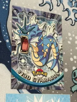 Topps Pokemon GYARADOS #130 Blue Logo Non Holo TV Animation Edition NM - Image 2