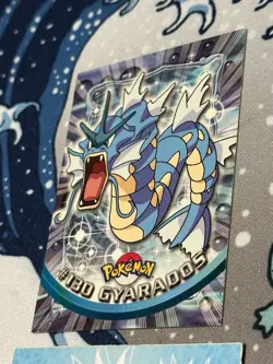 Topps Pokemon GYARADOS #130 Blue Logo Non Holo TV Animation Edition NM - Image 3