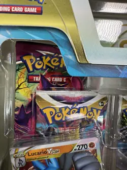 Pokemon TCG: Lucario V Star Special Collection (4 Packs) - Factory Sealed NRW - Image 2