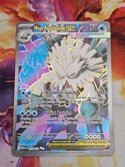 2025 Pokemon Mega Evolution Mega Abomasnow ex 157/132 Full Art PACK FRESH NM - Image 1