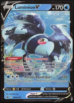 Carte Pokemon Lumineon-V SWSH250 Promo SWSH Francais - Image 1