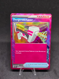 Pokemon TCG Dangerous Laser 058/064 Sv: Shrouded Fable Rare Holo NM - Image 1