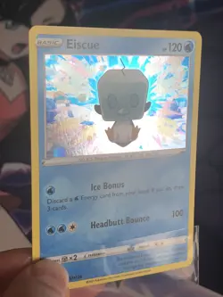 Eiscue SWSH128 - NM Near Mint Holo Black Star Promo Evolving Skies Pokemon TCG - Image 3