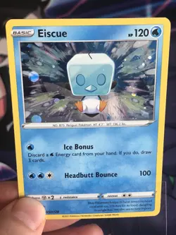 Eiscue SWSH128 - NM Near Mint Holo Black Star Promo Evolving Skies Pokemon TCG - Image 5