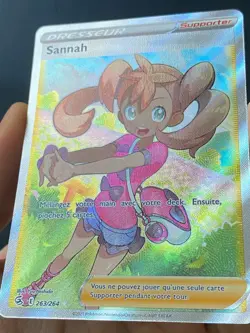 CARTE POKEMON FR EB POING DE FUSION - SANNAH 263/264 ULTRA RARE - NEUF - Image 2