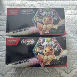 Pokemon TCG Scarlet & Violet Prismatic Evolutions Surprise Boxes (x2) - Image 1