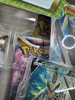 Pokemon TCG Kleavor VSTAR Special Collection 4 Booster Packs Fusion Strike NEW - Image 3