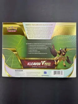 Pokemon TCG Kleavor VSTAR Special Collection 4 Booster Packs Fusion Strike NEW - Image 4