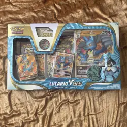 💥 Pokemon TCG: Lucario VSTAR Premium Collection Box - Factory Sealed! 🔥 ✨ 820650851247 - Image 1