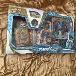 💥 Pokemon TCG: Lucario VSTAR Premium Collection Box - Factory Sealed! 🔥 ✨ 820650851247 - Image 2