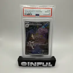 PSA 10 Gem Mint JPN Rocket's Weezing sv10 Glory of Team Rocket 105/098 Pokemon - Image 1