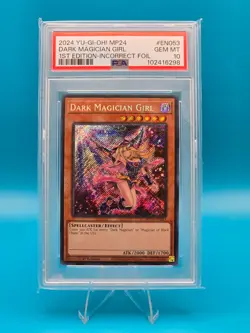 PSA 10 - Yu-Gi-Oh MP24, Dark Magician Girl, 1st Edition-Incorrect Foil - Image 1