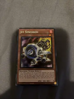 YUGIOH JET SYNCHRON MZMI-EN044 1ST COLLECTORS RARE - Image 1