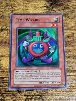 Yugioh Time Wizard RP01-EN035 Super Rare NM - Image 1