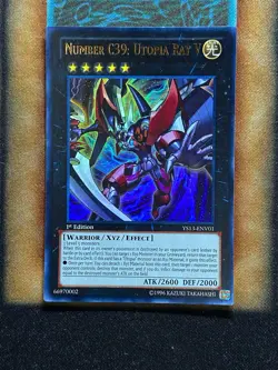 Yugioh Number C39: Utopia Ray V YS13-ENV01 Ultra Rare 1st Ed LP - Image 1