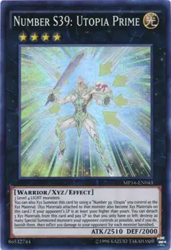 Yugioh! LP Number S39: Utopia Prime - MP16-EN043 - Super Rare - Unlimited Editio - Image 1