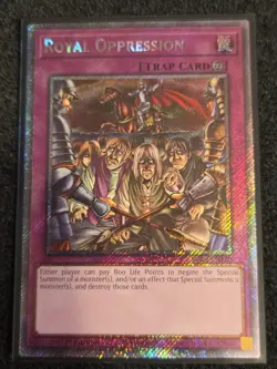 Royal Oppression 1st Edition Platinum Secret Rare RA04-EN120 Yu-Gi-Oh! - Image 1