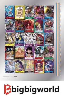 One Piece Trading Card Game Championship 2024 English OP05 Sealed Uncut Sheet - Image 1