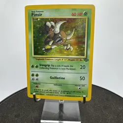 1999 Jungle Set Pinsir Holo 9/64 Rare WOTC Pokemon Card TCG -Original - Image 1
